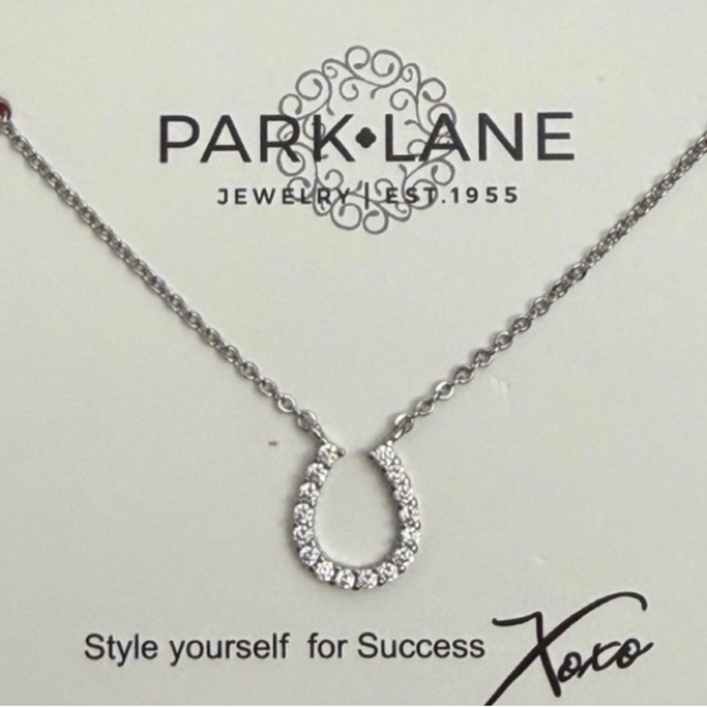 Park Lane Dazzle Drop Horseshoe Necklace